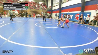 91 lbs Rr Rnd 2 - Austyn Allen, Ponca City Wildcat Wrestling vs Presley Williams, Sperry Wrestling Club