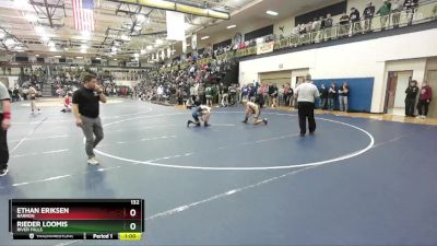 132 lbs Cons. Round 2 - Rieder Loomis, River Falls vs Ethan Eriksen, Barron