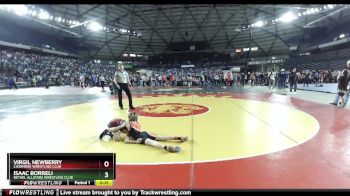 74 lbs Cons. Round 3 - Virgil Newberry, Cashmere Wrestling Club vs Isaac Borreli, Bethel AllStars Wrestling Club