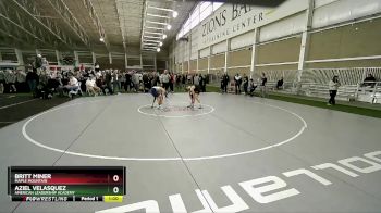 106 lbs Cons. Round 4 - Britt Miner, Maple Mountain vs Aziel Velasquez, American Leadership Academy