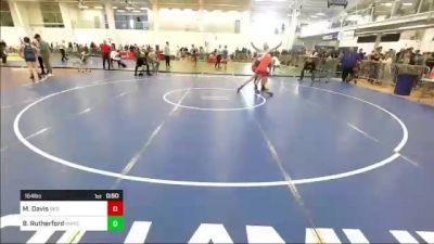 154 lbs Consi Of 8 #1 - Milo Davis, Red Roots WC vs Benjamin Rutherford, Mayo Quanchi WC