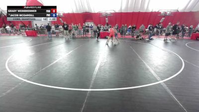 175 lbs Cons. Quarters - Grady Weinbrenner, Pinnacle vs Jacob McGargill, Powerhouse Wrestling Club