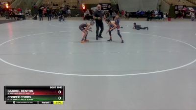 90 lbs 5th Place Match - Cooper Combs, Elite Wrestling Academy vs Gabriel Denton, Blackman Wrestling Club