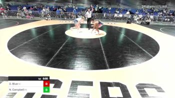 170 lbs Consi Of 32 #1 - Dominic Blue, NC vs Nate Campbell, PA