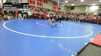 138 lbs Round Of 32 - Milana Hill, Coweta vs Serenity Schultz, McAlester