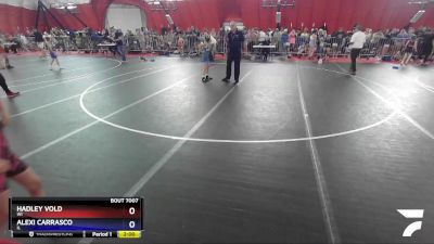 70-75 lbs Round 1 - Hadley Vold, WI vs Alexi Carrasco, IL