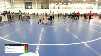 77 lbs 3rd Place - Wyatt Fournier, Newtown vs Sonny Tildsley, Doughboys WC