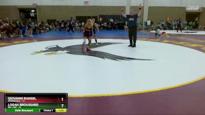 80 lbs Placement (4 Team) - Giovanni Rangel, Springfield vs Logan Broussard, Big Lake