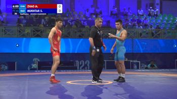 65 kg Qualif. - Mengxiang Zhao, China vs Sanzhar Mukhtar, Kazakhstan