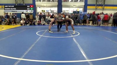 172 lbs Final - Abe Taylor, Kiski Area vs Hanns Gilfoil, Bishop McDevitt