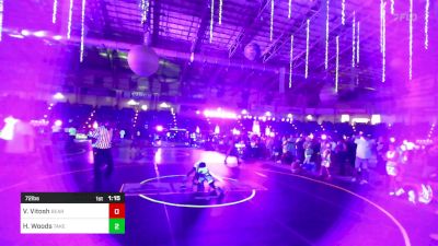 72 lbs Semifinal - Vega Vitosh, Bear Cave WC vs Heavyn Woods, Takedown Elite