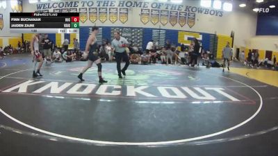 138 lbs Round 3 (8 Team) - Jaiden Zajni, VSUS Athletics RTC vs Finn Buchanan, Buchholz
