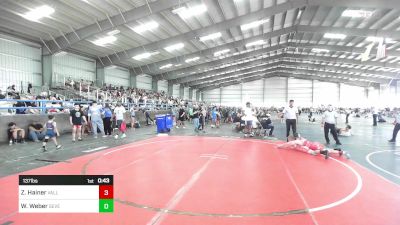 137 lbs Consi Of 4 - Zackery Hainer, Valley Bad Boys vs Wyatt Weber, Severance Middle School