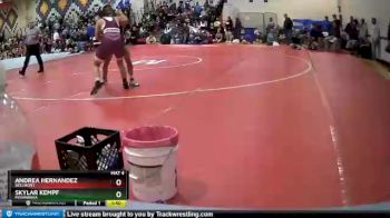 126 lbs Semifinal - Andrea Hernandez, Bellmont vs Skylar Kempf, Mishawaka