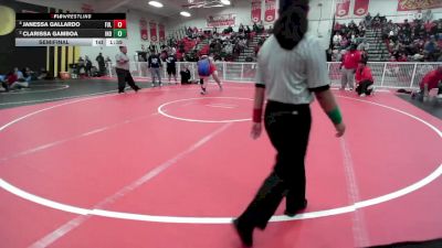 235 lbs Semifinal - Janessa Gallardo, Fullerton vs Clarissa Gamboa, Indio