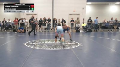 120 lbs Round Of 64 - Drake VomBaur, CO vs Zane Crouse, PA