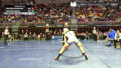 1A-132 lbs Cons. Semi - Brayden Scheffers, Interstate 35 vs Matthew Mintle, Lynnville-Sully