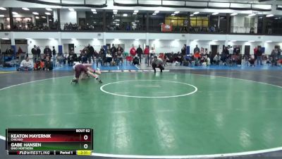 141 lbs Semifinal - Gabe Hansen, Ohio Northern vs Keaton Mayernik, Chicago