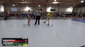 140 lbs Cons. Round 3 - Kate Brenneman, Archbold vs Kairi Williams, St. Marys Memorial