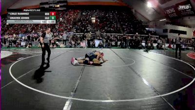 6A 132 lbs Quarterfinal - Draven Johns, Caldwell vs Cruz Ramirez, Meridian