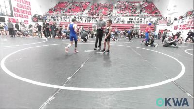 64 lbs Quarterfinal - Ezra Shaw, D3 Wrestling Cluib vs Lennox Beauclair, Southmoore SaberCats Wrestling