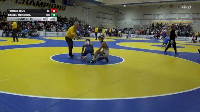 116 lbs Round Of 16 - Jorge Rios, St. John Bosco vs Daniel Mendoza, Victor Valley