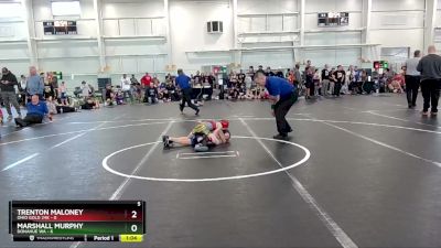 52 lbs Finals (8 Team) - Trenton Maloney, Ohio Gold 24K vs Marshall Murphy, Donahue WA