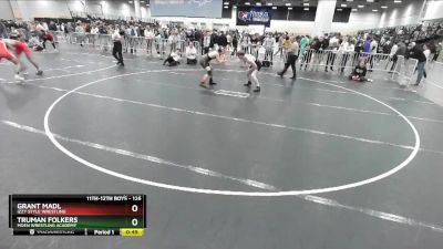 126 lbs Cons. Round 5 - Grant Madl, Izzy Style Wrestling vs Truman Folkers, Moen Wrestling Academy