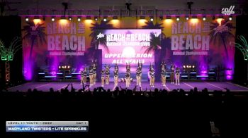 Maryland Twisters - Lite Sprinkles [2026 L1.1 Youth - PREP Day 1] 2026 ACDA Reach the Beach Grand Nationals DI/Worlds