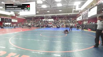 115 lbs Quarterfinal - Reshad Ahmadi, James Logan vs Alexander Osborne, Del Norte