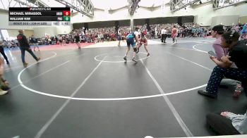 134-H lbs Round Of 32 - Michael Mirassol, American MMAW vs William Kim, Prime Wrestling Club