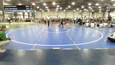 119 lbs Rr Rnd 2 - Coleson Santi, Mat Assassins Black - MS vs Alex Upchurch, Team Gotcha Blue - MS