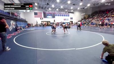 Quarterfinal - Kayden Wisenbaker, Glenrock Intermediate Middle School vs Logan Hahn, Gering Middle School