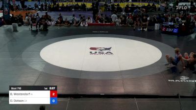 175 lbs Rnd Of 128 - Braxten Westendorf, IA vs Dominic Dotson, CA