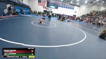 120 lbs Cons. Round 5 - Jett Childers, Alliance vs Wyatt Mason, Thunder Basin