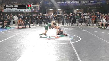 132 3A 3rd Place Match - Robert Twilley, Flagler Palm Coast vs Immanuel Gibbs, Tocoi Creek