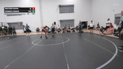 115 lbs Round 5 (6 Team) - Brayden Hoppe, Brawler Elite vs Connor Cannon, Terps Xtreme