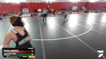 110-112 lbs Round 3 - Braxton RIng, Wisconsin vs Blake Lawrence, Waukesha Wrestling Club