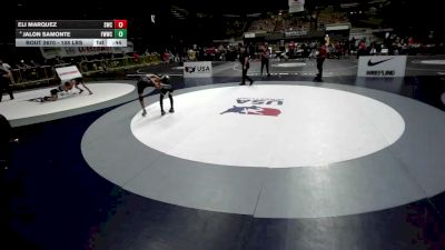 105 lbs Cons. Semis - Eli Marquez, Silverback Wrestling Club vs Jalon Samonte, Fremont Warriors Wrestling Club