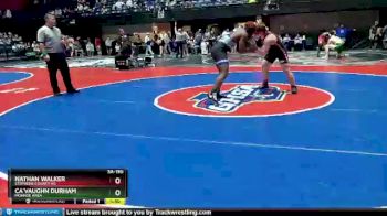 3A-190 lbs Quarterfinal - Ca`Vaughn Durham, Monroe Area vs Nathan Walker, Stephens County HS