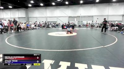 120 lbs Quarters & 1st Wb (16 Team) - Nicolas Enzminger, North Dakota vs Ethan Timar, Ohio Red