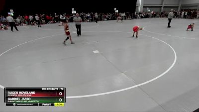 70 lbs Champ. Round 1 - Gabriel Jasso, Pursuit Wrestling Minnesota vs Ruger Hoveland, Immortal Athletics WC