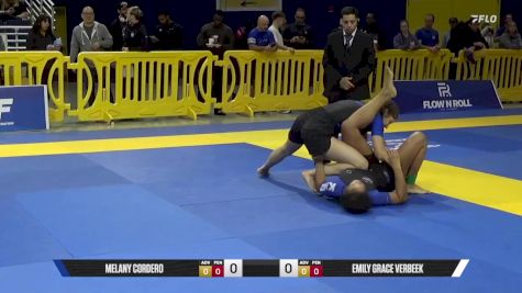 Emily Grace Verbeek vs Melany Cordero 2025 Pan IBJJF Jiu-Jitsu No-Gi Championship