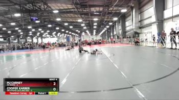 56 lbs Rd# 2 10:30am Friday - Cooper Karber, Oklahoma Outlaws Red vs MJ Carney, PA White