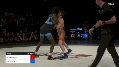 106 lbs Final - Hayden Schwab, IA vs Montero Royal, SC