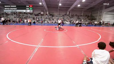 150 lbs Round Of 16 - Mason Hinner, Team Barracuda Elem vs Bryce Cropsey, Team Michigan