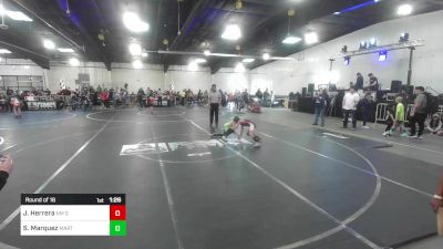 73 lbs Round Of 16 - Jonah Herrera, NM Gold vs Sebastian Marquez, Martinez School Of Wrestling