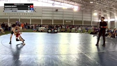 88 lbs Karson Devitt, Nebraska vs Garrett Henkel, Florida