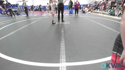 60 lbs Rr Rnd 3 - Gevevieve Drain, Mustang Bronco Wrestling Club vs Gemma Smith, Lions Wrestling Academy