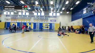 190 White 1st Place Match - Eros Collazo, Osceola vs Ari Kasbarian, Satellite